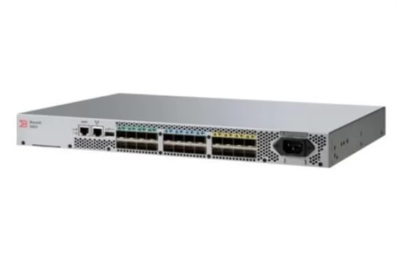 Brocade G610 FC, 24 ports/8 active, incl: 8x16G SWL SFP+ T-ceivers, PowerSup, rails; w/o EntBndl, FOS notupgradable (DS-6610B,SN3600B,SNS2624,DB610S)